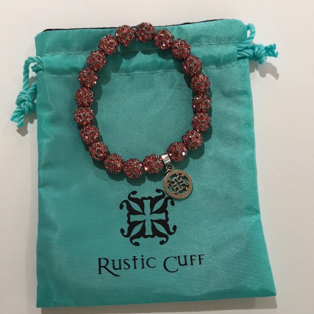 Rustic Cuff pink Kennedy bracelet - Picture 3 of 4